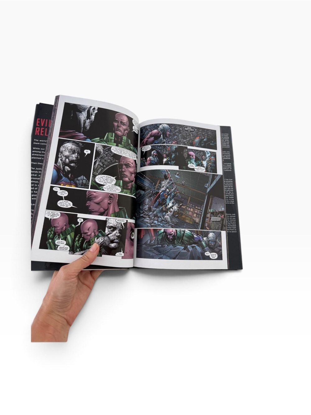 Forever Evil Graphic Novel - Black Cover, Full-Color Interior